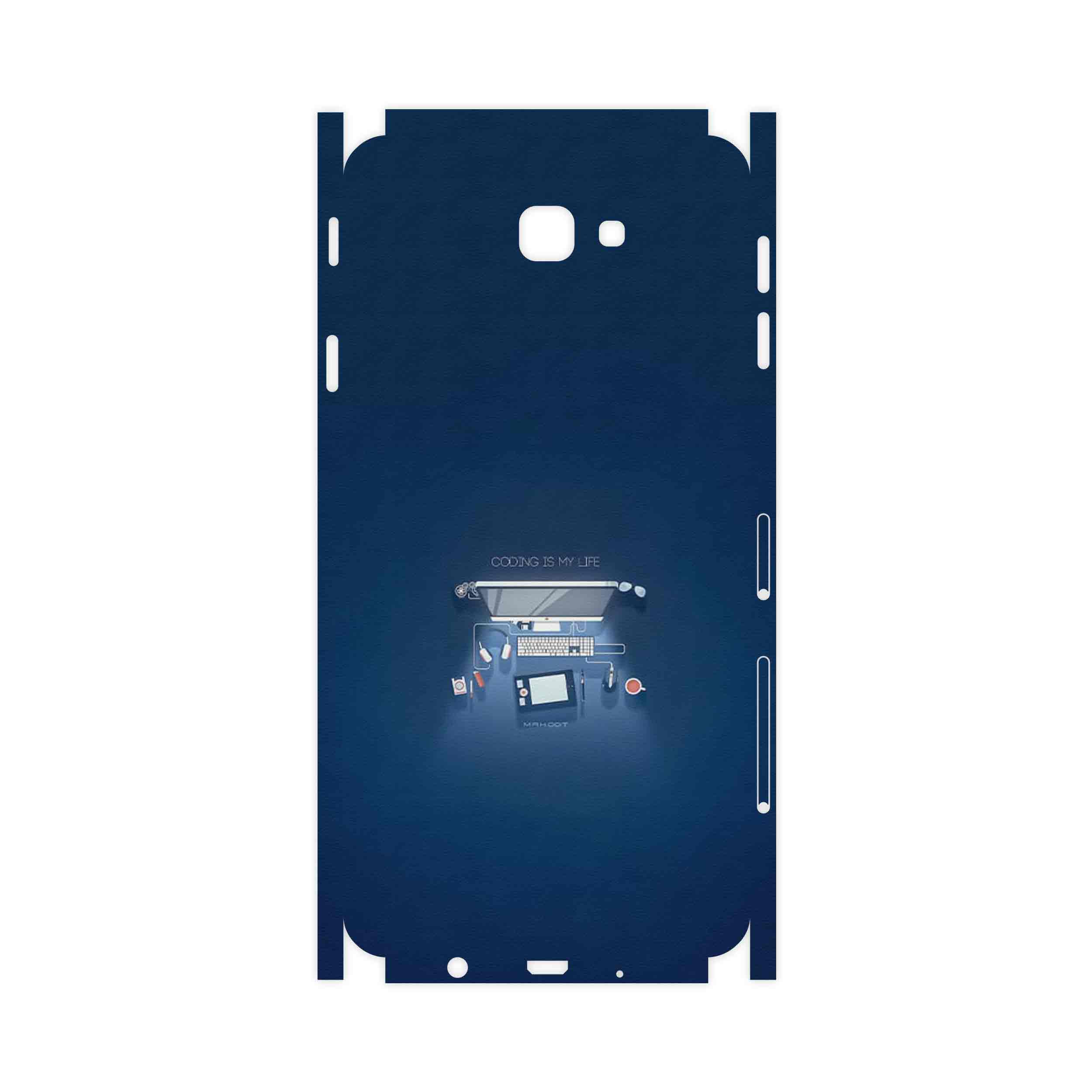 برچسب پوششی ماهوت مدل Programming 3-FullSkin مناسب برای گوشی موبایل سامسونگ Galaxy J7 Prime