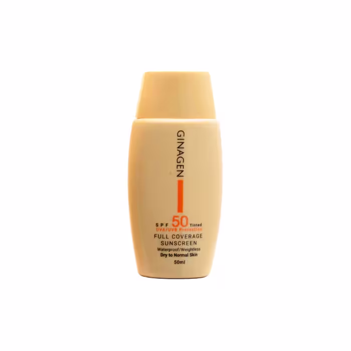 کرم ضدآفتاب پوست خشک ژیناژن (SPF50)