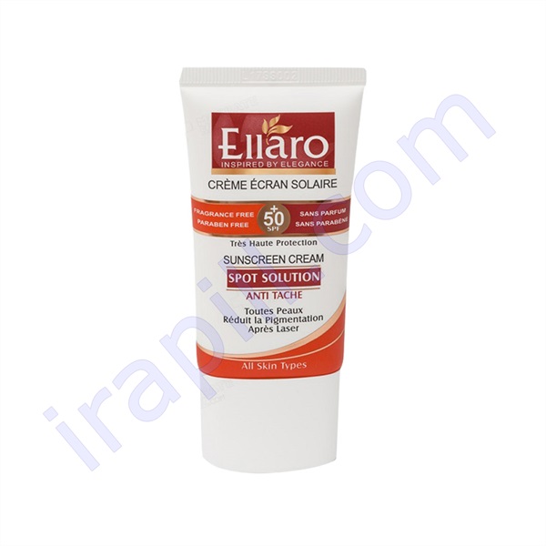 کرم ضد آفتاب ضد لک اسپات سولوشن SPF 50 الارو 40 میلی لیتر