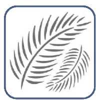 شابلون طرح برگ جفتی سایز 40 در 60 کد 182