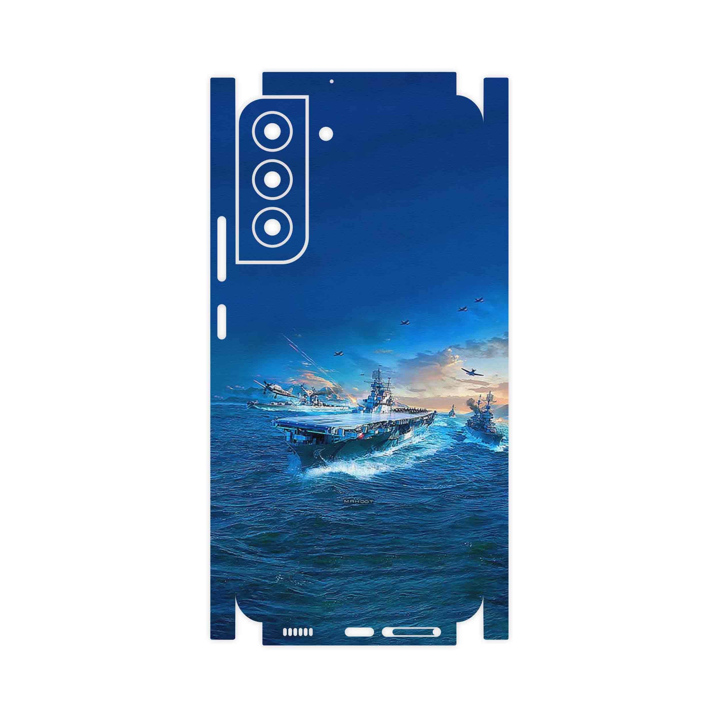 برچسب پوششی ماهوت مدل Warship-FullSkin مناسب برای گوشی موبایل سامسونگ Galaxy S22 Plus 5G