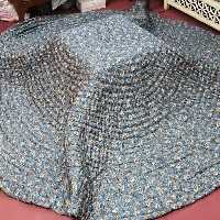 لحاف کرسی گرد  ترمه ابریشم رضاییجنس الیاف تحویل در باربری مقصد 