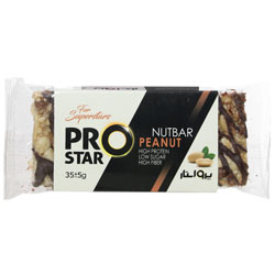 نات بار بادام زمینی فشرده پرواستار