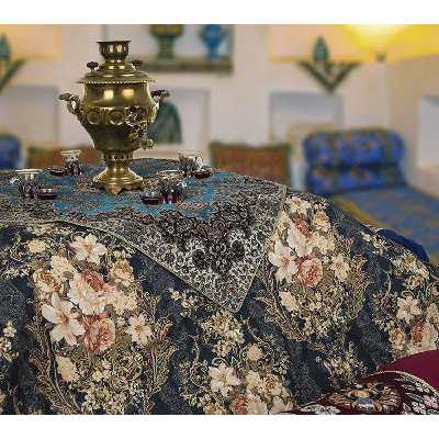 لحاف کرسی سندس مدل دارلین کد 06 سایز 350x350 سانتی متر