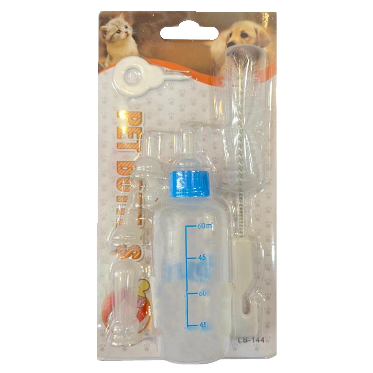 شیشه شیر سگ و گربه مدل LS-144-60 cc