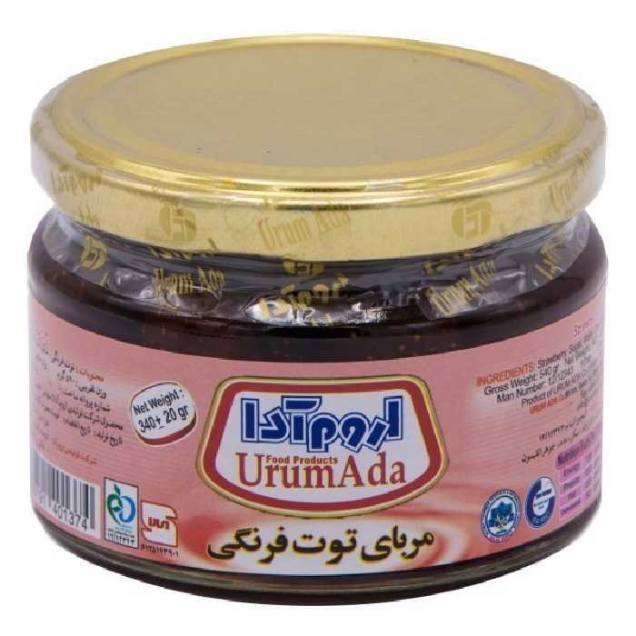 مربا توت فرنگی اروم آدا - 340 گرم | فروشگاه اینترنتی تاتا کالا