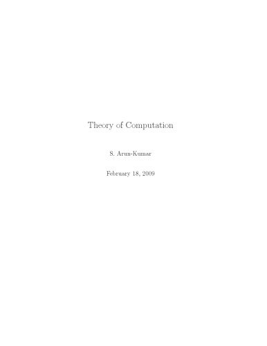 خرید و دانلود نسخه کامل کتاب Theory Of Computation
