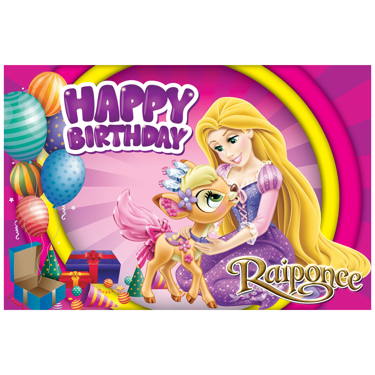 بنر تم تولد طرح راپونزل کد 1105