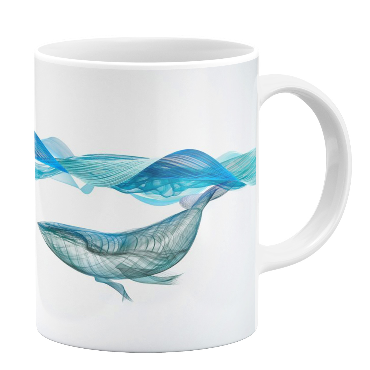 ماگ طرح نهنگ کد 8442