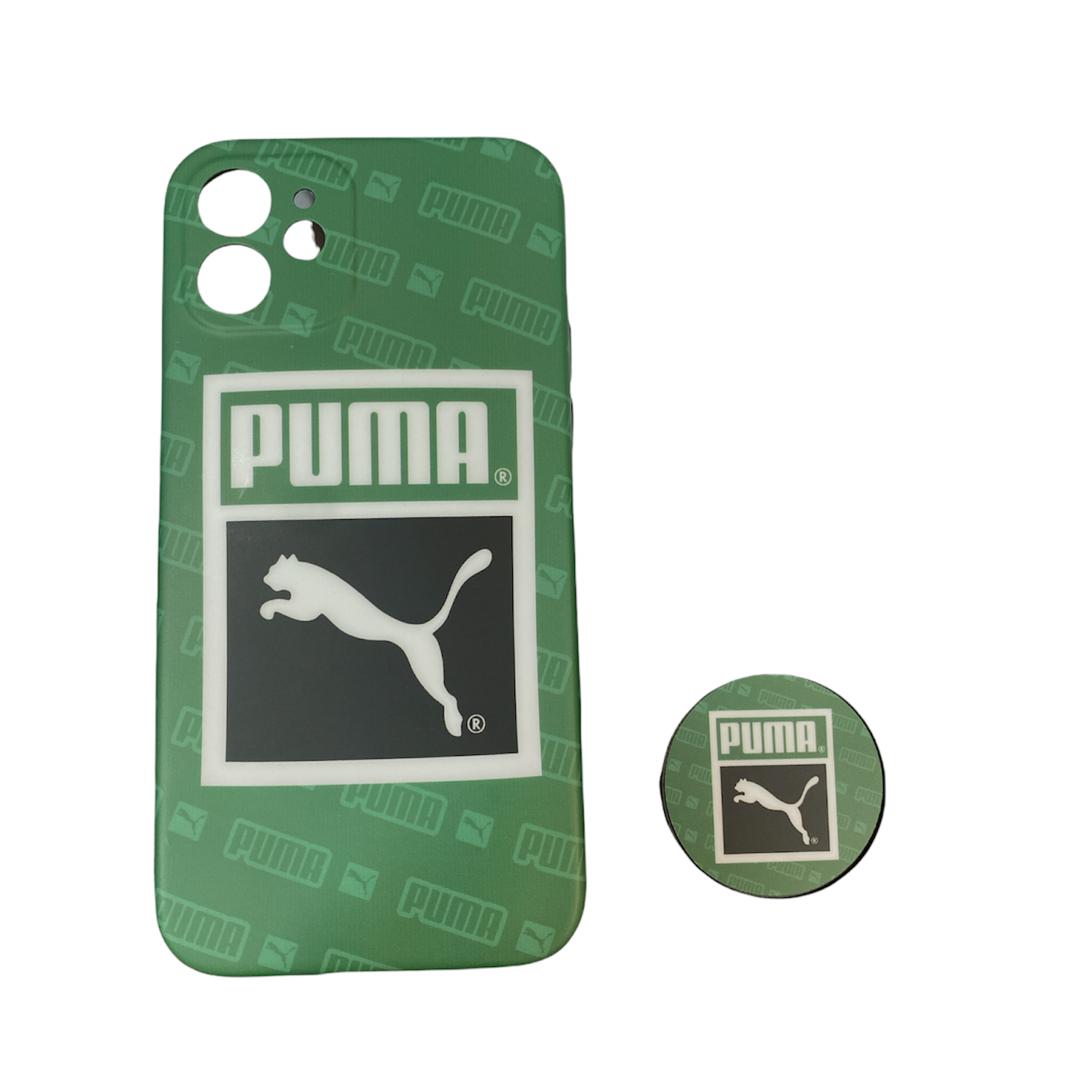 کاور مدل IMD مناسب برای گوشی موبایل اپل iphone 12 به همراه پایه نگهدارنده