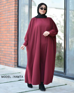 مانتو پیراهنی عبایی تا سایز 60
