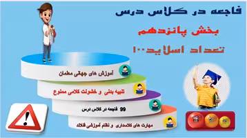 پاورپوینت جلوگیری از 99 فاجعه در کلاس درس بخش   پانزدهم