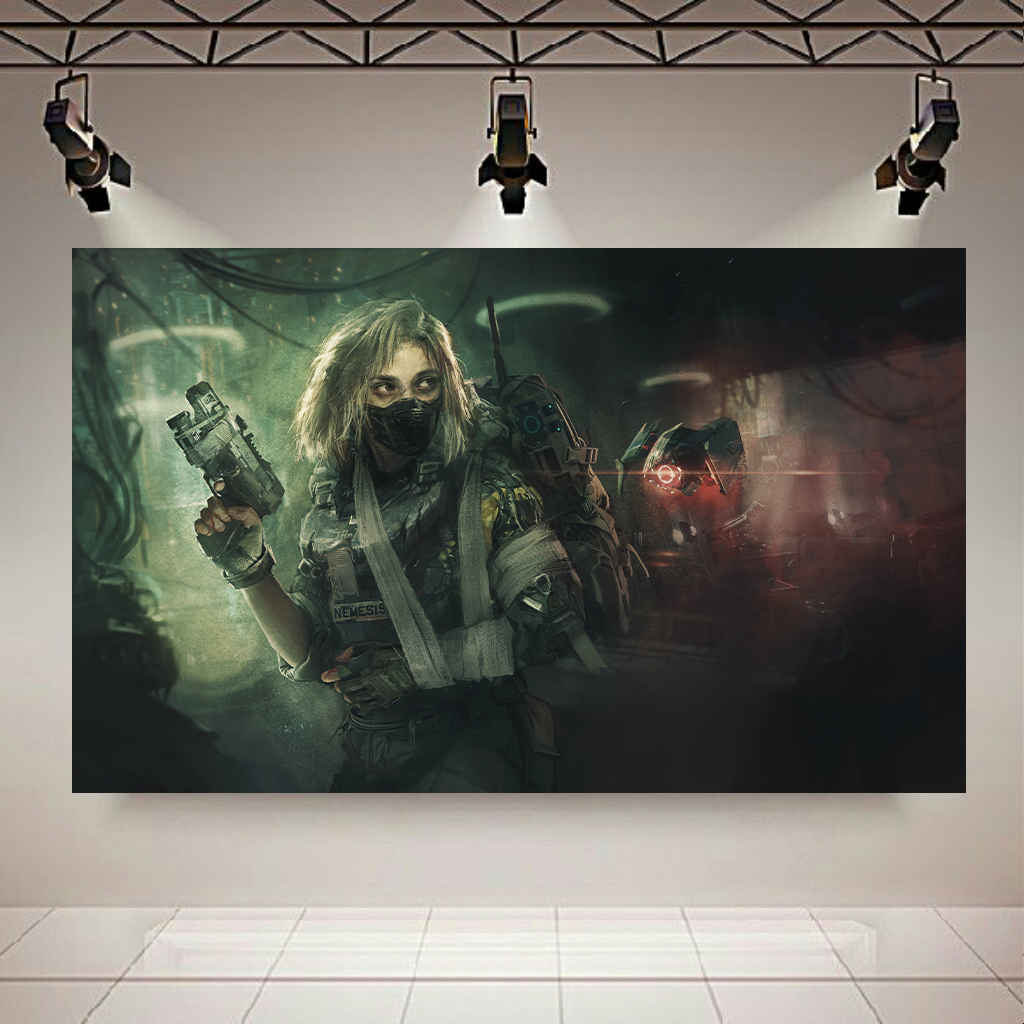 تابلو بوم طرح گیم مدل Nemesis Distress کد AR2675