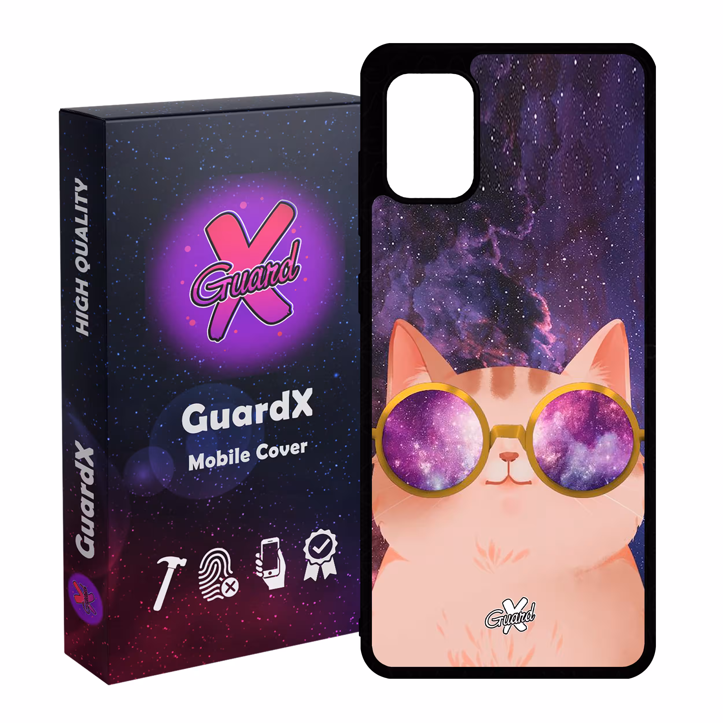 کاور گارد ایکس طرح Cat مدل Glass10078 مناسب برای گوشی موبایل سامسونگ Galaxy A31