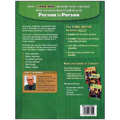 کتاب Person to Person Starter اثر Jack C. Richards انتشارات اکسفورد