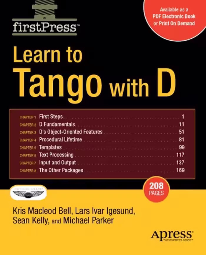 خرید و دانلود نسخه کامل کتاب Learn to Tango with D