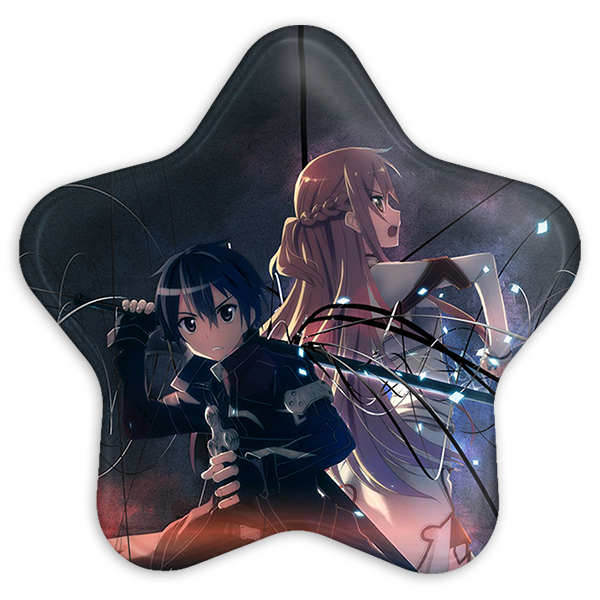 پیکسل خندالو طرح انیمه هنر شمشیر زنی مدل ستاره ای کد 12085