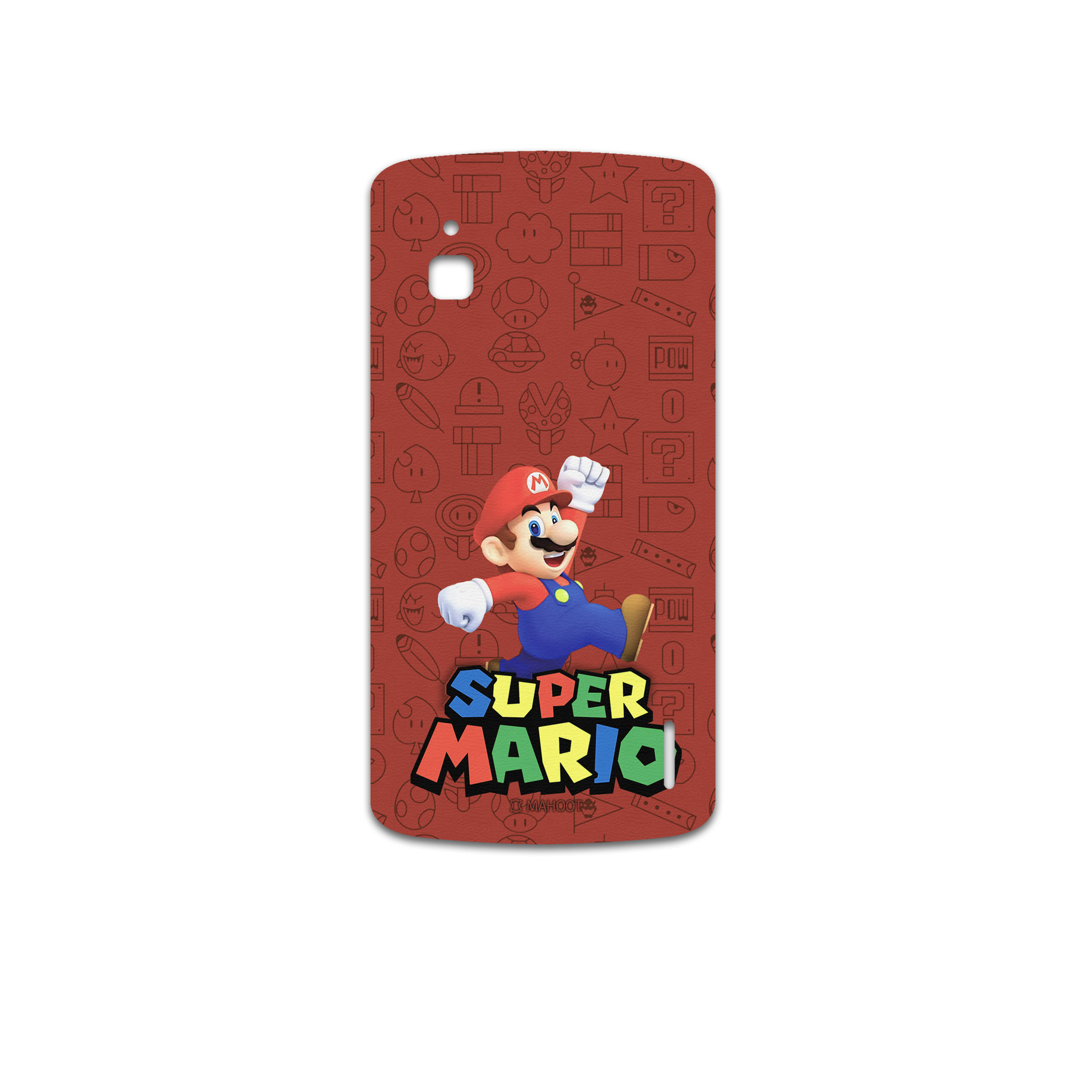 برچسب پوششی ماهوت مدل Super-Mario-Game مناسب برای گوشی موبایل گوگل Nexus 4 E