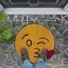 پادری فرش مریم مدل دایره بزرگ طرح صورتک سایز 67x67 سانتی متر