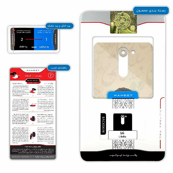 برچسب پوششی ماهوت مدل Gholamreza Takhti مناسب برای گوشی موبایل ال جی L Bello