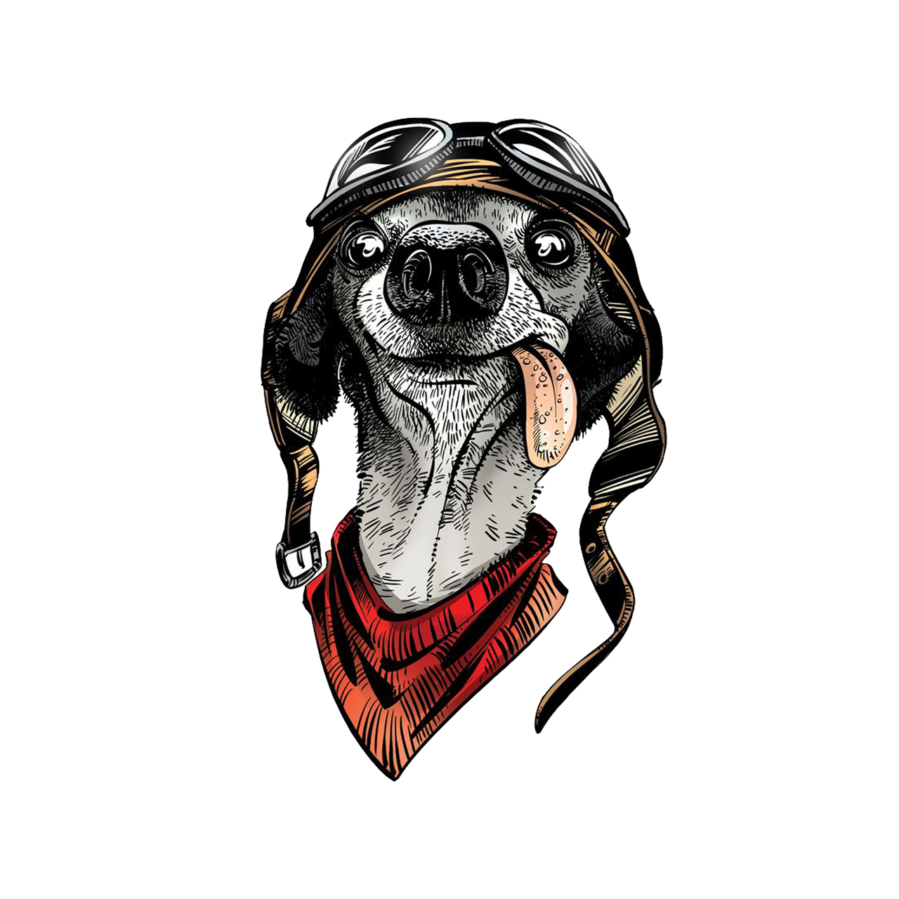 استیکر تزئینی موبایل طرح سگ کد STM675