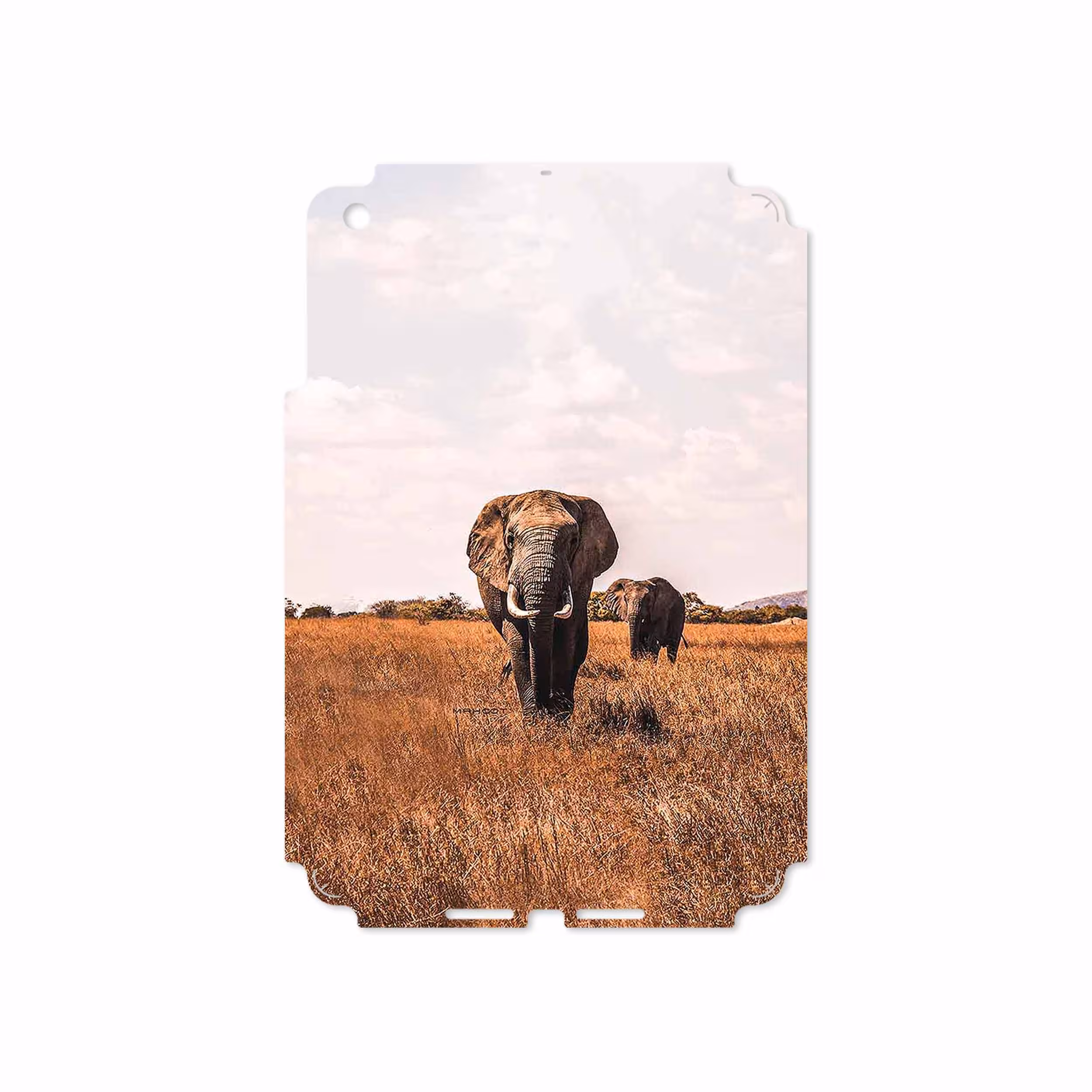 برچسب پوششی ماهوت مدل Elephant مناسب برای تبلت اپل iPad mini 2012 A1432