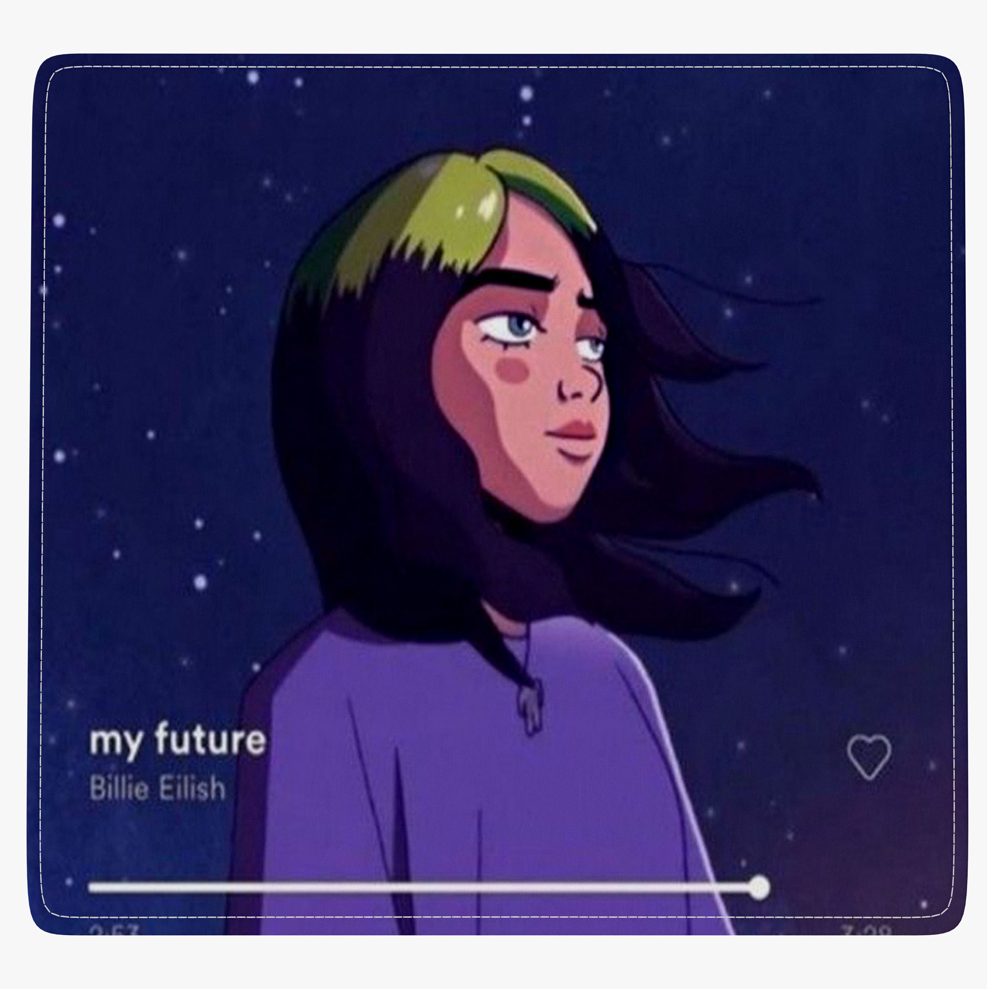 ماوس پد آی تمر مدل بیلی ایلیش کد 168