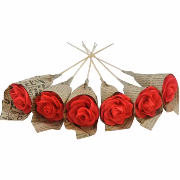 گل مصنوعی مدل کاغذی بسته 10 عددی