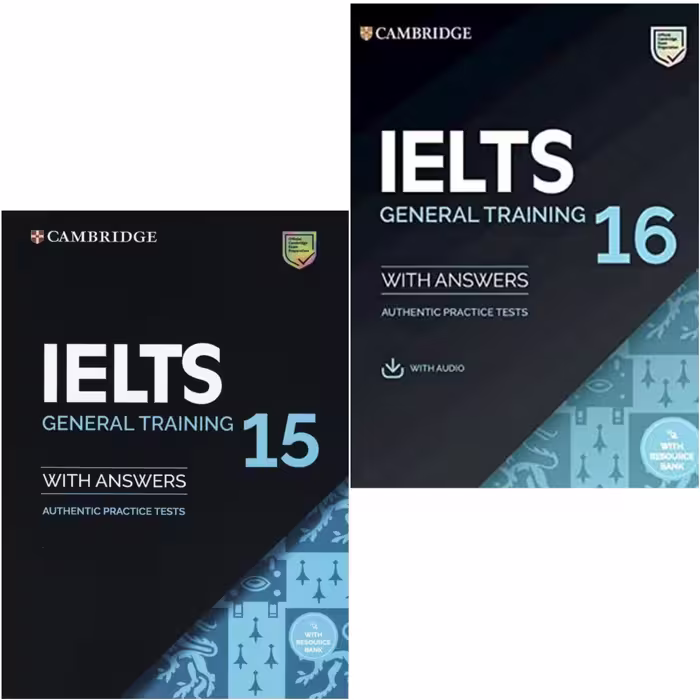 کتاب IELTS Cambridge general اثر جمعی از نویسندگان انتشارات کمبریج دو جلدی