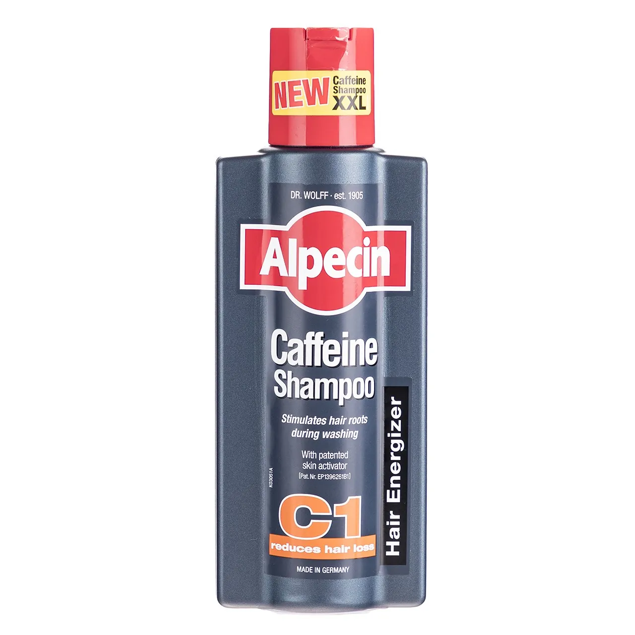 شامپو ضد ریزش مو آلپسین مدل Caffeine C1 حجم 375 میلی لیتر