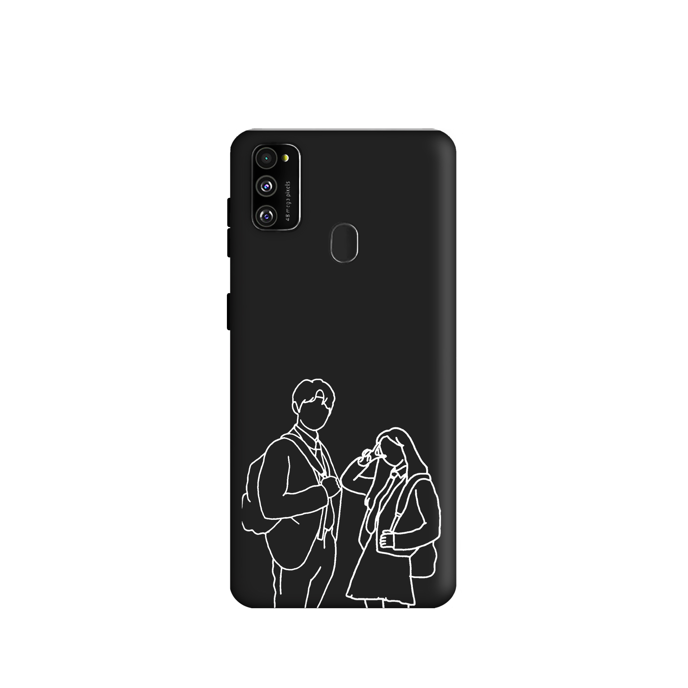 کاور طرح عاشقانه مینیمال کد y3706 مناسب برای گوشی موبایل سامسونگ Galaxy M30s / m21