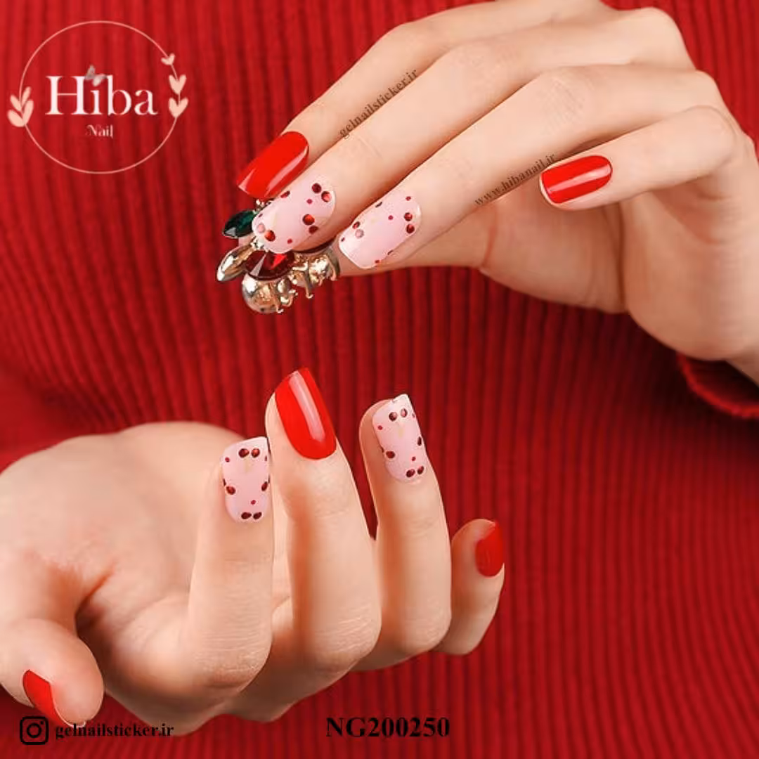 استیکر ژله ای کاشت ناخن (نیل رپ)_کد NG200250