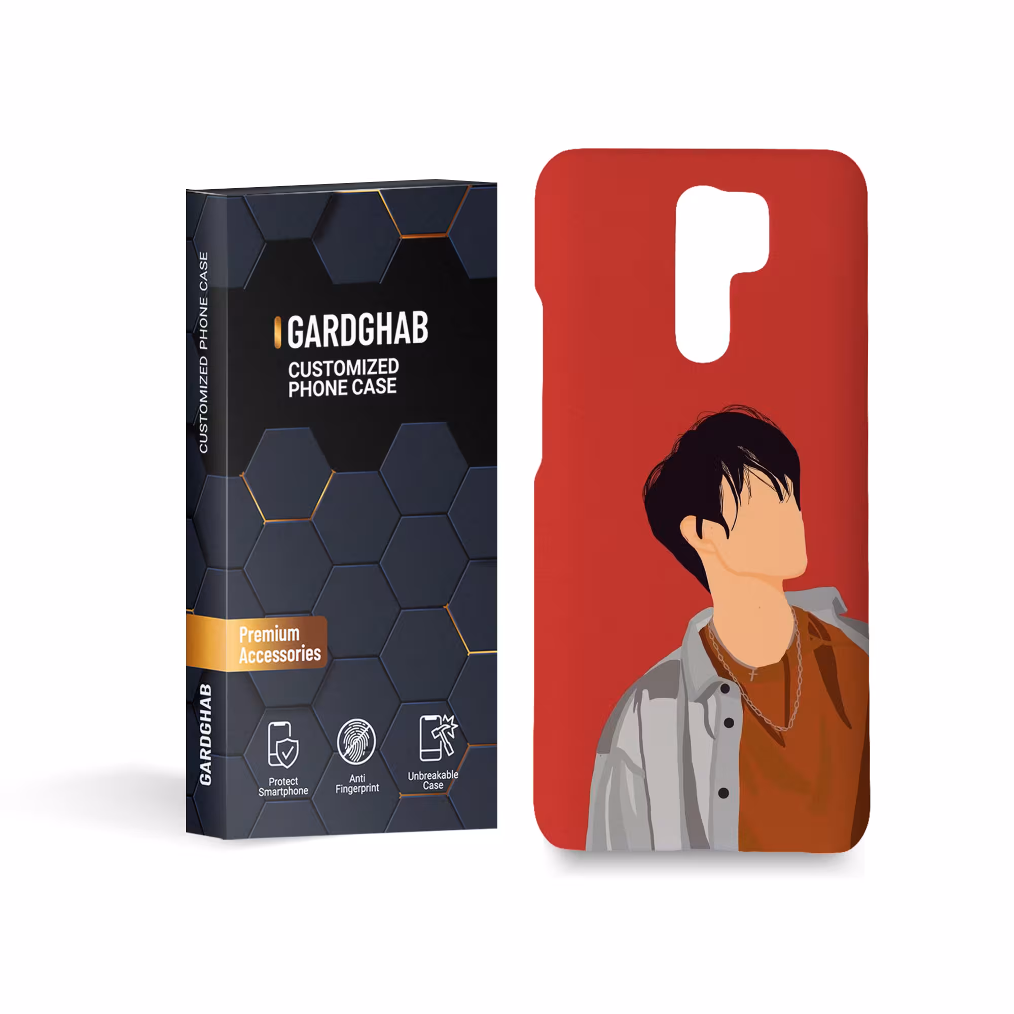 کاور گارد قاب مدل پسرانه مناسب برای گوشی موبایل شیائومی  redmi 9 / 9 prime