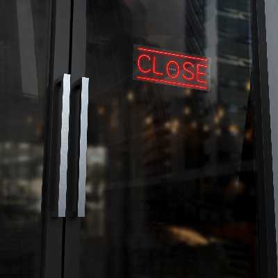 چراغ دیواری نئون دیزاین طرح Close_RD