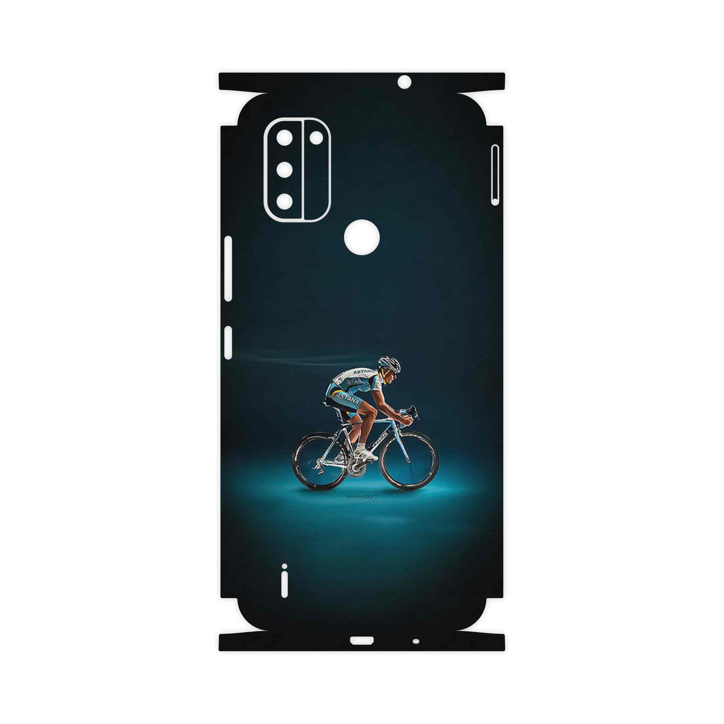 برچسب پوششی ماهوت مدل Road_cycling-FullSkin مناسب برای گوشی موبایل نوکیا C31