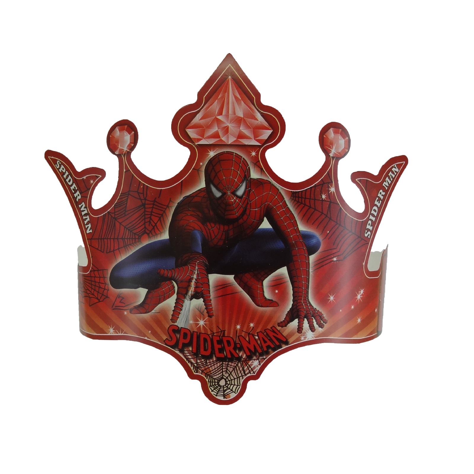  تاج تولد مستر تم طرح مرد عنکبوتی بسته 6 عددی