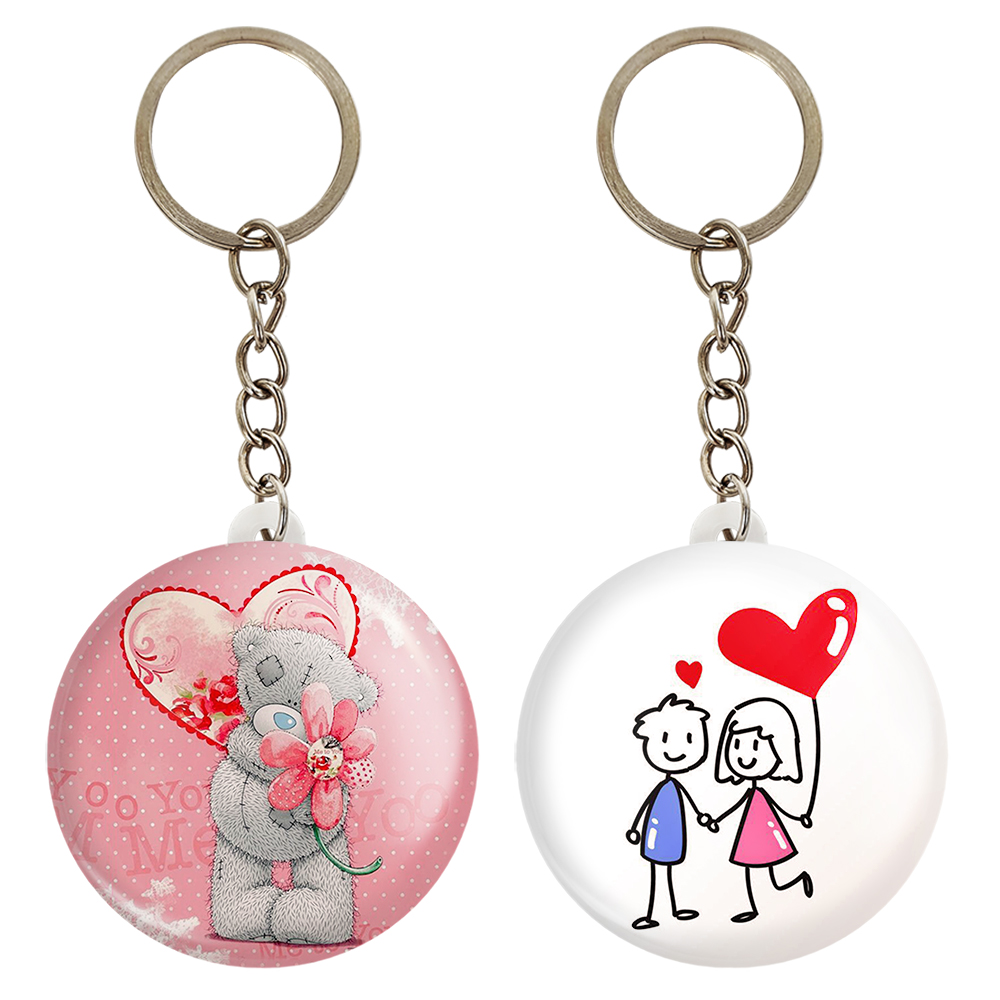 جاکلیدی خندالو مدل عاشقانه کد 18791881 مجموعه 2 عددی