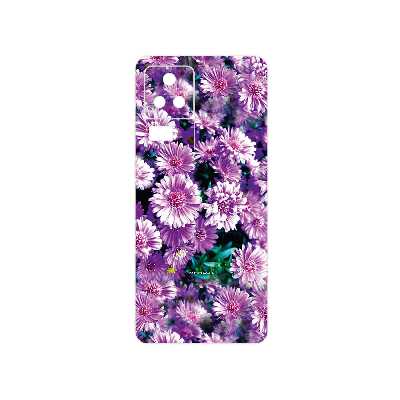 برچسب پوششی ماهوت مدل Purple_Flower مناسب برای گوشی موبایل شیائومی Poco F4 5G
