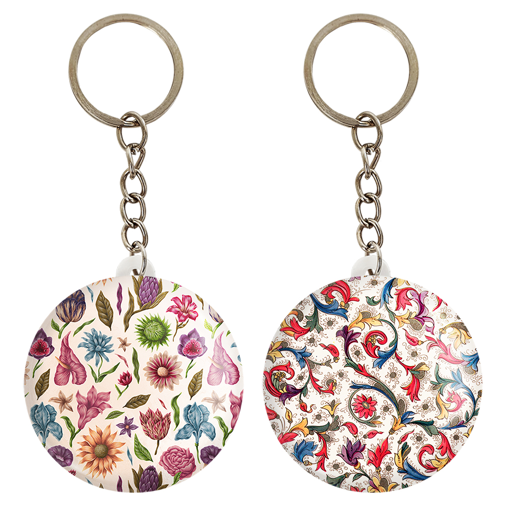 جاکلیدی خندالو مدل گل کد 54645465 مجموعه 2 عددی