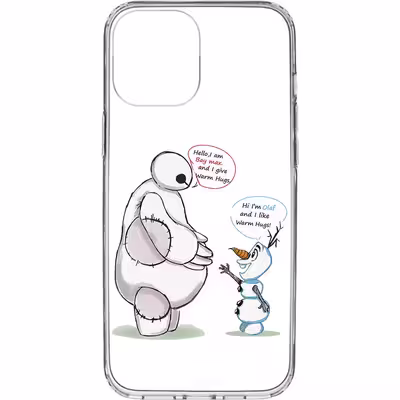 کاور طرح Olaf &amp; Baymax مناسب برای گوشی موبایل اپل iPhone 12 Mini