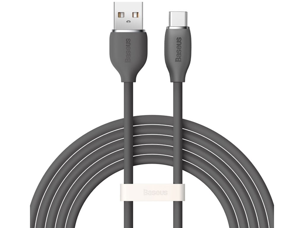 کابل شارژ سریع یواسبی به تایپسی 2 متری 100وات بیسوس Baseus USB to Type-C fast charging cable 2M 100W CAGD010103