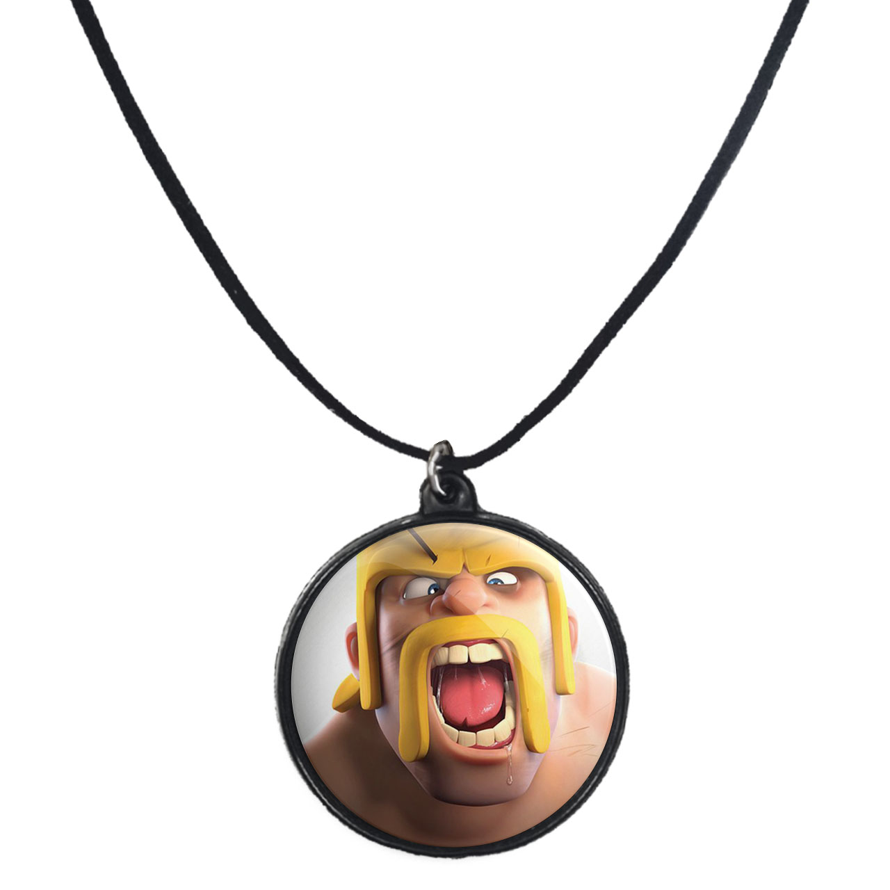 گردنبند پرمانه طرح clash کد pmb.26506مدل دو طرفه