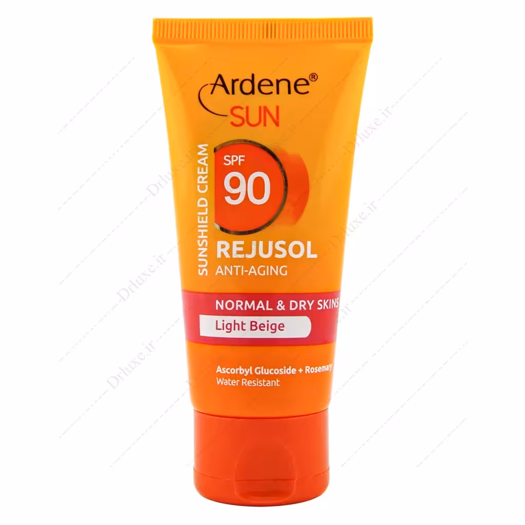 کرم ضد آفتاب SPF90 رنگی رژوسول آردن پوست نرمال تا خشک