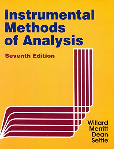 خرید و دانلود نسخه کامل کتاب Instrumental Methods of Analysis (7th Edition) - Pdf