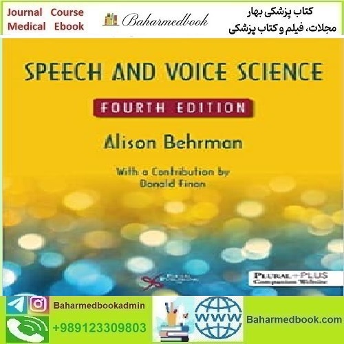 Speech and Voice Science 2023 TRUE PDF price 1€ - کتاب پزشکی بهار