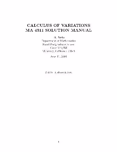 خرید و دانلود نسخه کامل کتاب Problems and solutions for calculus of variations (MA4311)