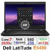 لپ تاپ دل Dell Latitude E5490 Core i7 8650u رم16گیگ