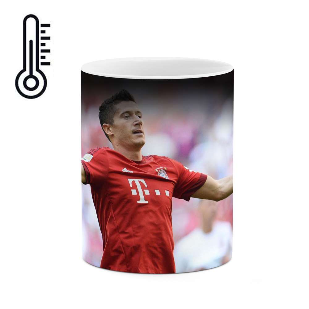 ماگ حرارتی طرح فوتبالیست Robert Lewandowski مدل mgph12898