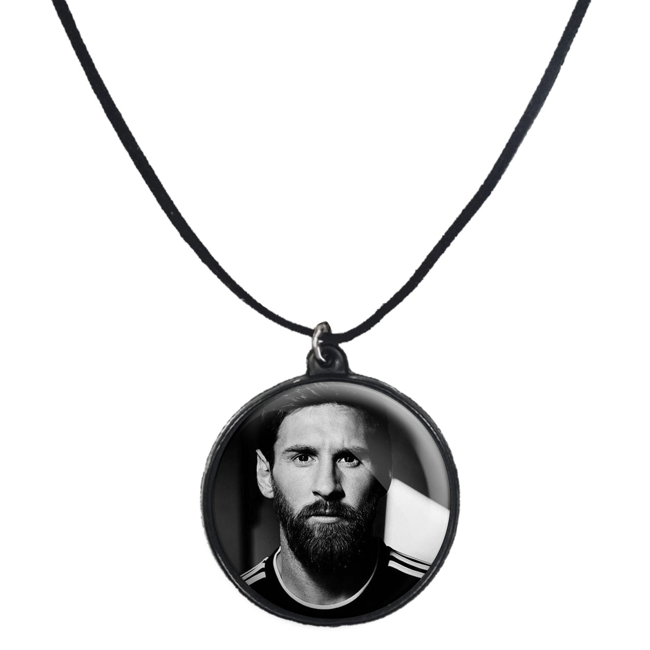 گردنبند پرمانه طرح مسی کد pmb.8668 مدل دو طرفه