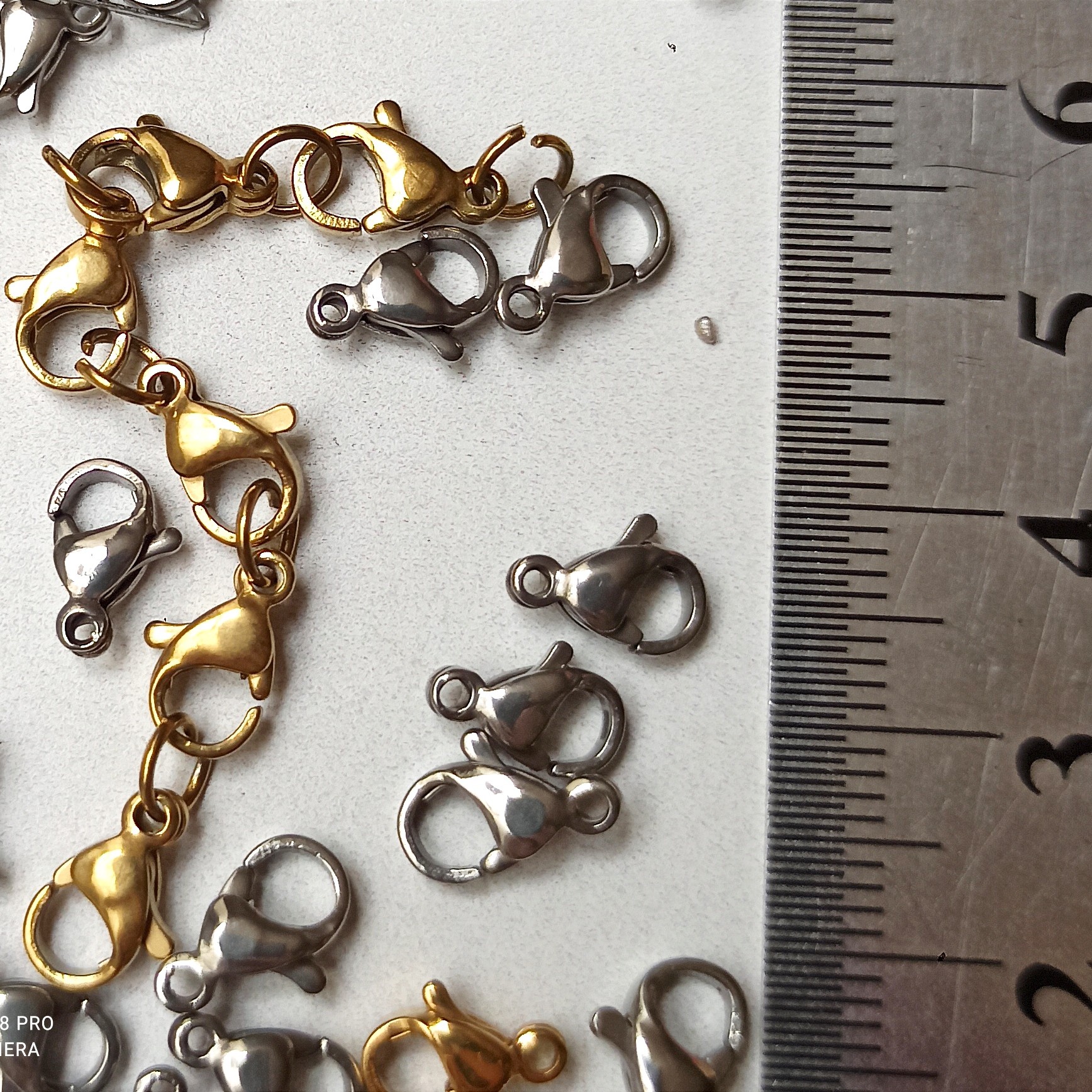 قفل طوطی استیل نقره ای 